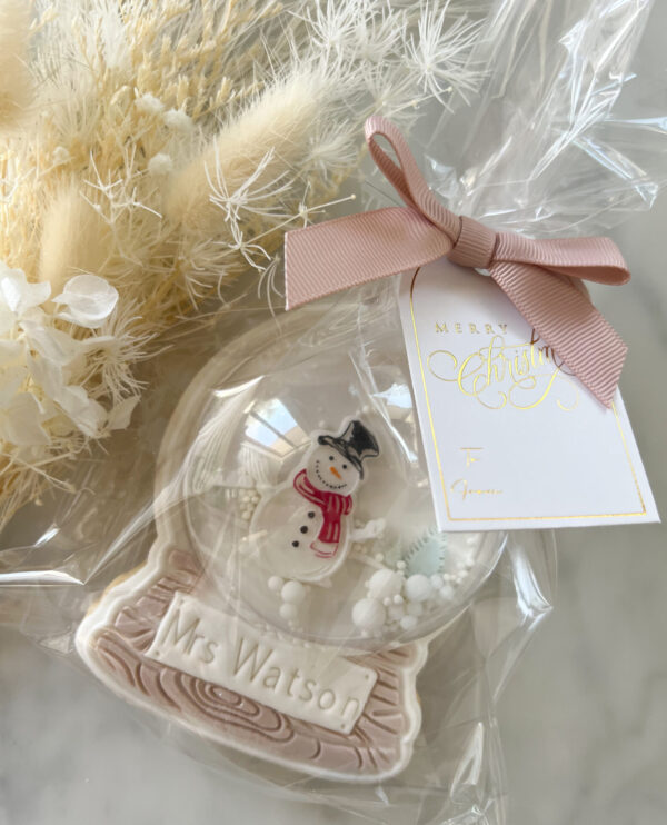 Personalised Snowman Snow-globe